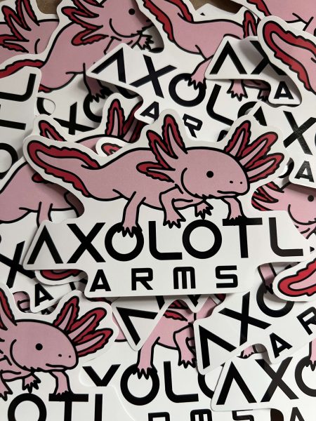 Axolotl Arms Logo Sticker
