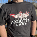 Axolotl Arms Shirt Original – Black